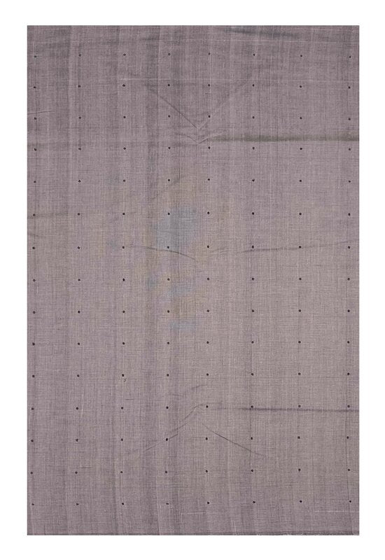 Bomkai cotton Kurta/Kurti/Shirt material. Options :Grey color,  2.5 mtr,