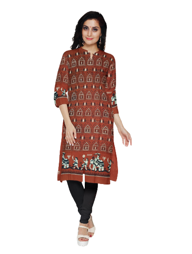Embroidery work cotton dress material set
