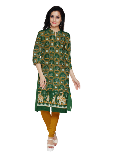 Embroidery work cotton dress material set