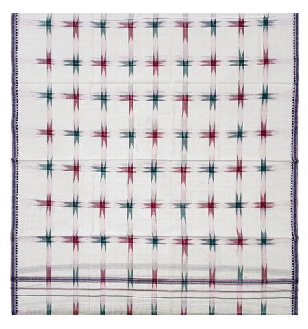 Sambalpuri cotton towel, star design