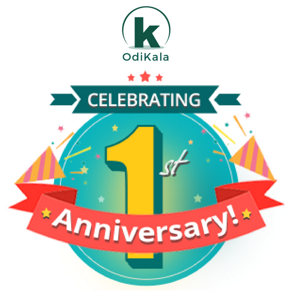 odikala 1st anniversary, celebrations, first anniversary logo, anniversary logo, odikala completes one year