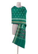 Beautiful Sambalpuri Cotton Dupatta, Green