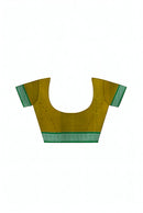 Doll design Bomkai cotton saree with blouse piece