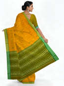 Doll design Bomkai cotton saree with blouse piece