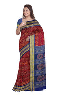 Exquisite Sambalpuri cotton saree with blouse piece