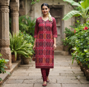 Sambalpuri Cotton Readymade Kurti. Size-40 (L)