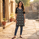 Sambalpuri cotton Kurti. Size-42 XL