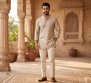 Sambalpuri Cotton Short Kurta (Men)