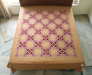 Pasapali design Sambalpuri Cotton Double Bedsheet