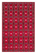 Pasapali and Star design Unstitched Sambalpuri cotton Kurti/Kurta/Shirt Material, 2.1 mtr
