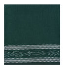 Sambalpuri Cotton Blouse Piece, 90 cms, Deep Bottle green color