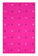 Unstitched Flower motifs, Bomkai cotton Kurta/Kurti/Shirt material, 2.5 mtr