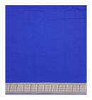 Exquisite Fish boarder Sambalpuri cotton Blouse Piece. 1 Mtr, Royal blue color