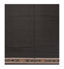 Sambalpuri cotton blouse piece, 1 mtr, Color Black