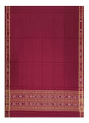 Sambalpuri cotton Dupatta, Maroon color