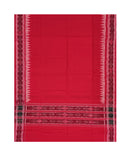 Sambalpuri cotton dupatta, Red color
