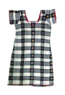 Black and white colour sambalpuri kurti, size-34inches