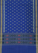 Sambalpuri cotton Dupatta, Blue