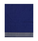 Sambalpuri cotton Blouse Piece. 95 cms, Color : Mid night Blue
