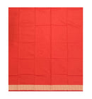 Sambalpuri Silk Blouse Piece, 80cms, Orange color