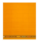 Sambalpuri Cotton Blouse Piece, Turmeric Yellow Color, Options, 1 mtr,