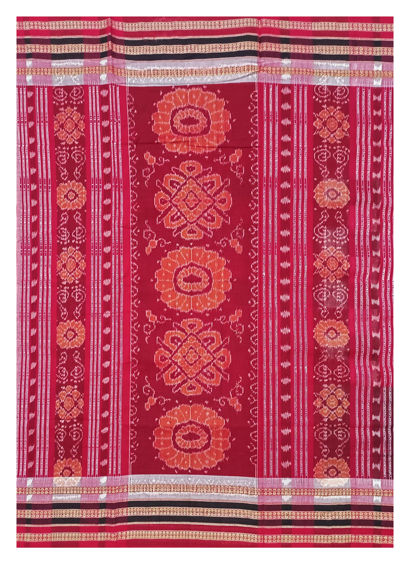 Sambalpuri cotton saree with blouse piece