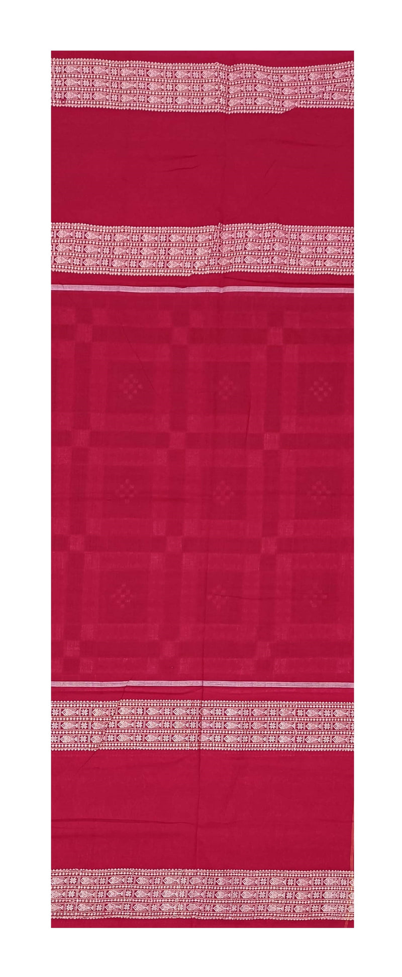 Exquisite Sambalpuri cotton saree with blouse piece. Utkal Laxmi( With Pasapali) design