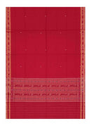 Sambalpuri cotton dupatta, Red color