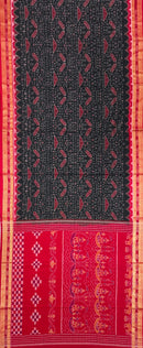 Exquisite Mathematics design sambalpuri cotton saree with blouse piece