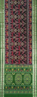 Animals design Premium Sambalpuri cotton saree with blouse piece