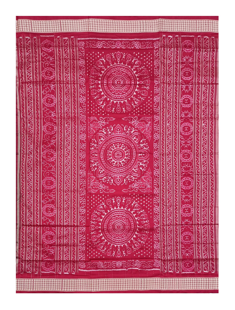 Nartaki design sambalpuri silk saree with blouse piece