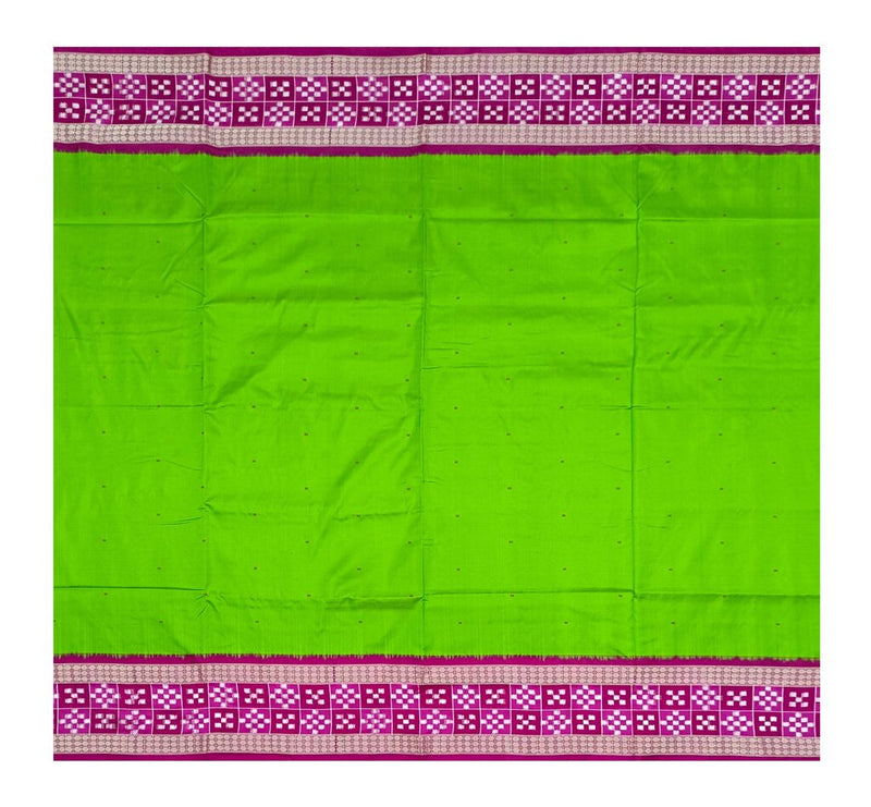 Double Pasapali boarder design sambalpuri silk saree with blouse piece