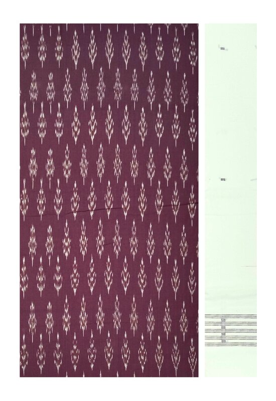 Pochampalli cotton dress material set