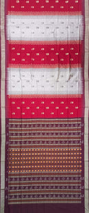 Bomkai silk saree with blouse piece