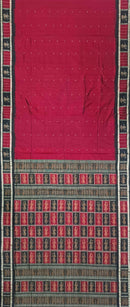 Bomkai silk saree with blouse piece