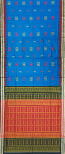 Doll design Bomkai silk saree with blouse piece