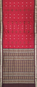 Padam design Bomkai silk saree with blouse piece