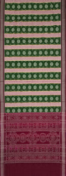 Pasapali design Sambalpuri Ikat Cotton  Saree