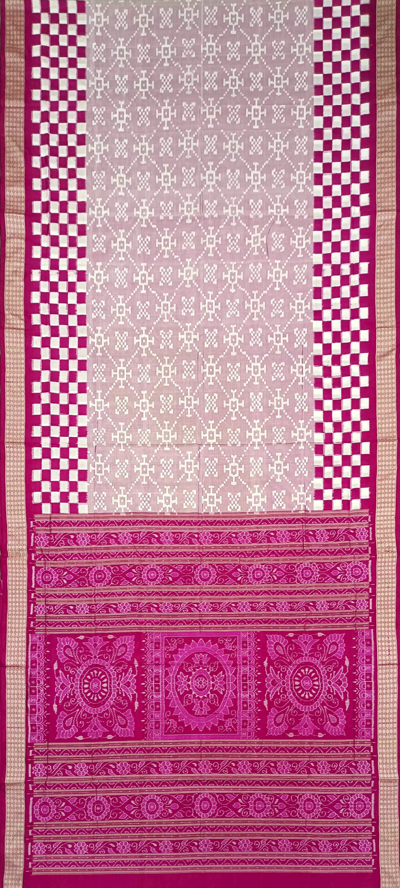 Beautiful Sambalpuri silk saree with blouse piece