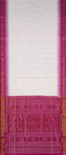 Half Tissue Sambalpuri silk saree with blouse piece