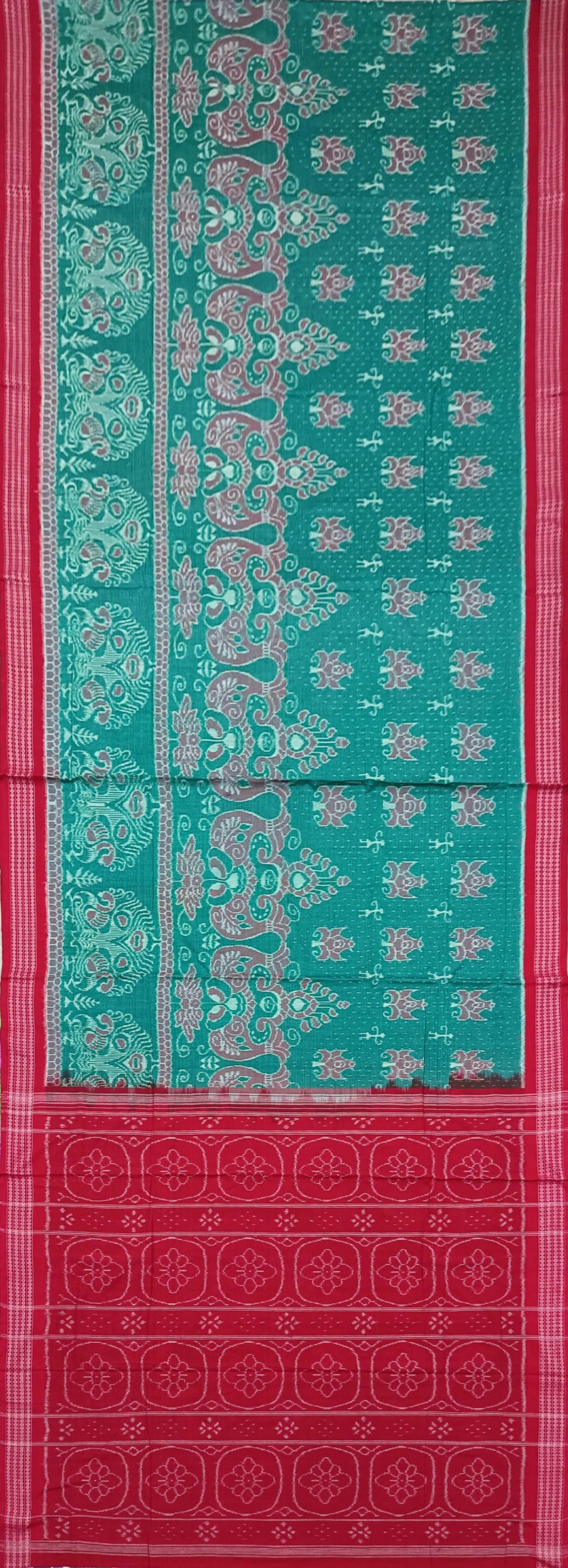 Sambalpuri cotton saree with blouse piece