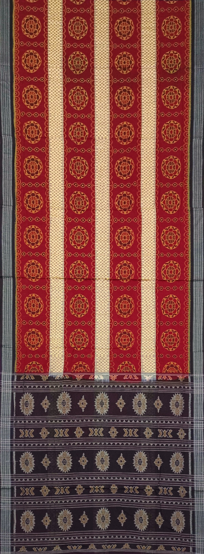 Sambalpuri cotton saree with blouse piece