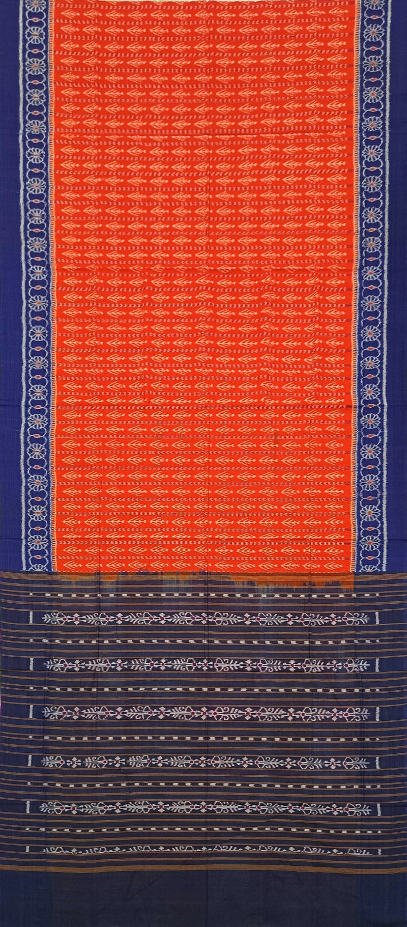 Sambalpuri cotton saree with blouse piece
