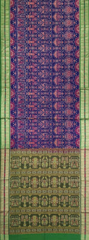 Animal, birds and flower design Premium Sambalpuri cotton saree with blouse piece