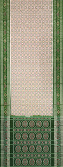 Double boarder design Sambalpuri cotton saree with Blouse piece