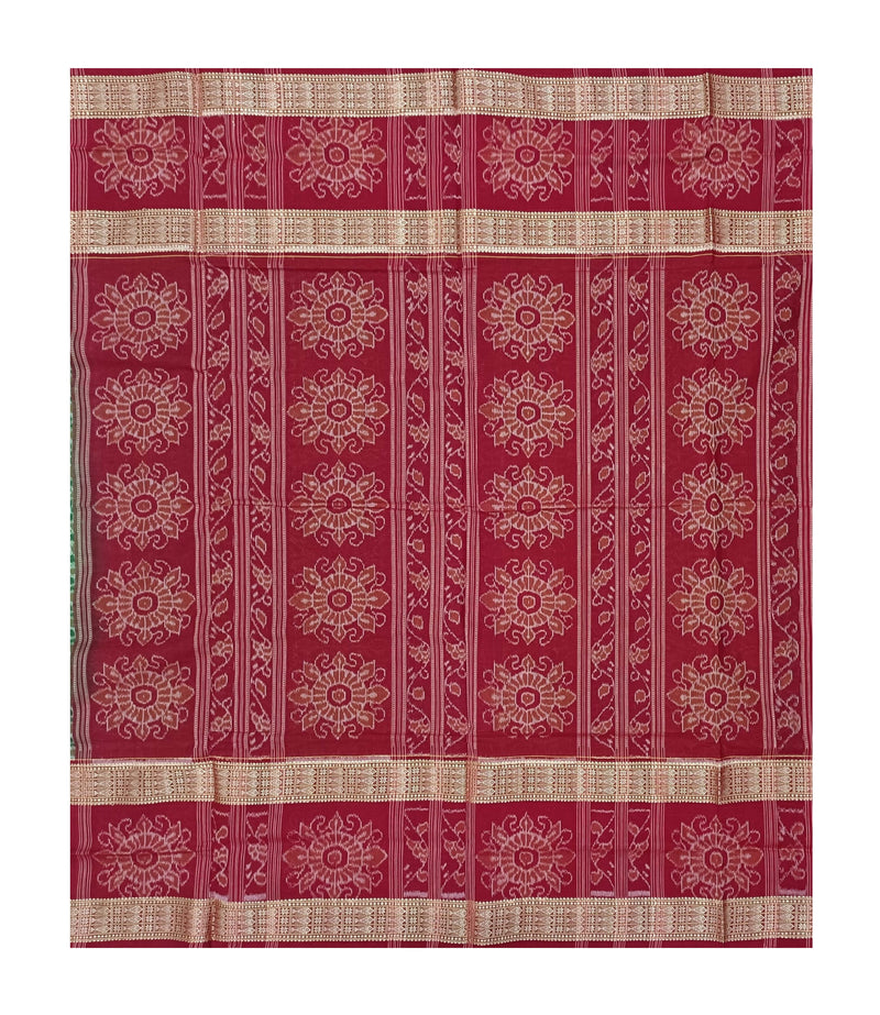Yantra Jhoti(Rangoli) design SAMBALPURI cotton saree with blouse piece