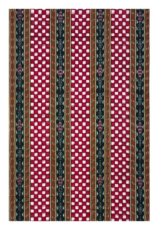 Pasapali design sambalpuri Kurta/Kurti/Shirt Material, 2.5 mtr