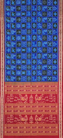 Sambalpuri Nabakoti Silk Saree with Blouse Piece