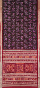 Birds design Sambalpuri silk saree with blouse piece