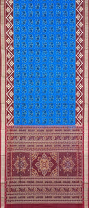 Elephant Design Sambalpuri Silk Saree with Blouse Piece